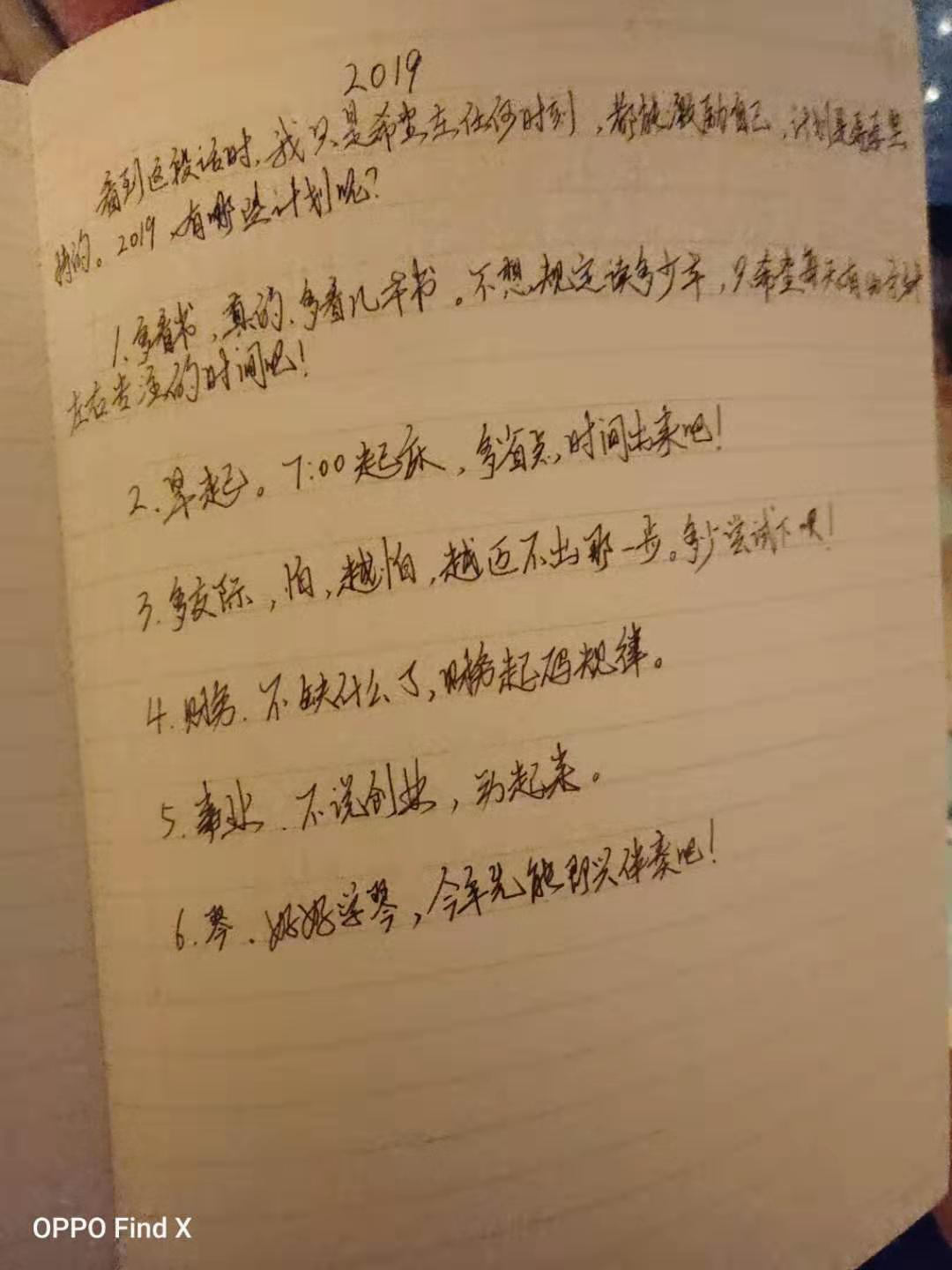 2019计划